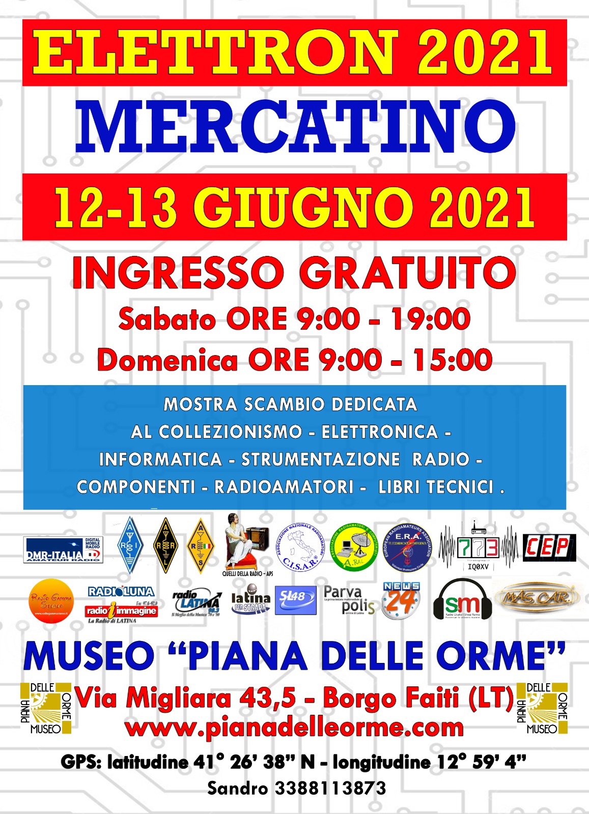 ELETTRON 2021 Mercatino Latina 12-13/6/2021 Elettron-2021-1